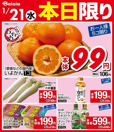 1/21限りのお買い得!