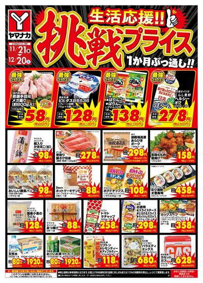11/21-12/20 挑戦プライス