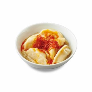 こってり旨辛鶏白湯だれの水餃子