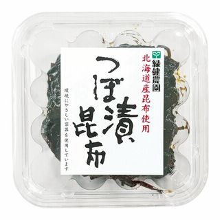緑健農園 つぼ漬昆布角カップ 140g