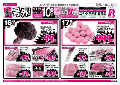 1/16-17 ラルズのお買得 号外!