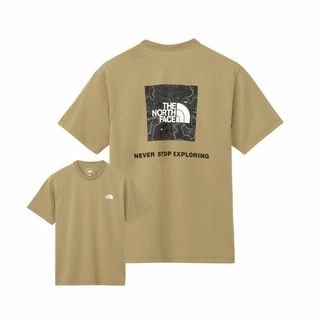 メンズ バックスクエアトラバースロゴティー