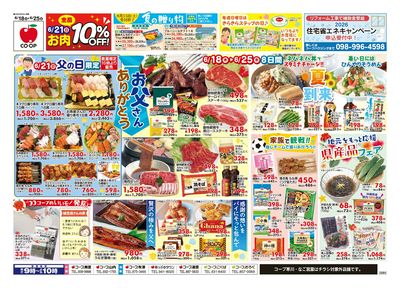 チラシ「お父さんありがとう」セール