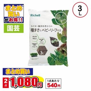 種まきとベビーリーフの土