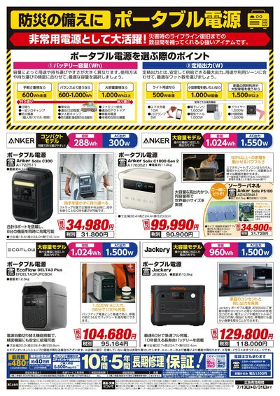 防災対策(ウラ)
