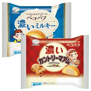 ペコパフ(濃いミルキー/濃いカントリーマアム)