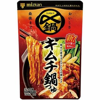 ミツカン 〆まで美味しい鍋つゆストレートキムチ鍋 750g