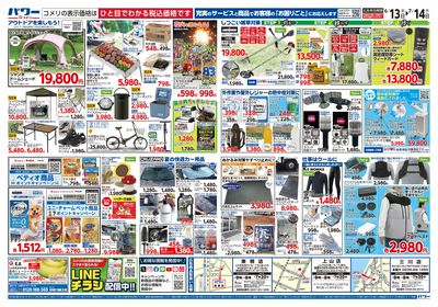 コメリパワー 6/13号 家計応援祭  ウラ
