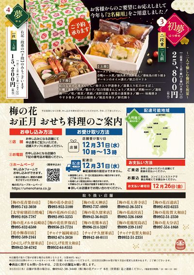 おせちチラシ裏