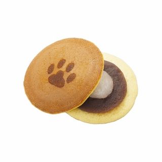 肉球印のもち入りどら焼き こしあん