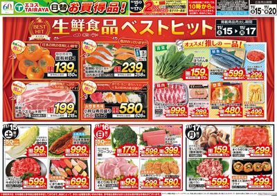 11月15日号WEBチラシ ベストヒット・洋食メニュー:おもて