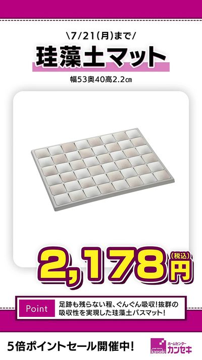 足跡も残らないほど、ぐんぐん吸収!