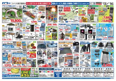 コメリパワー 6/13号 家計応援祭  ウラ