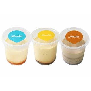 ●なめらかプリン ●パステルのカスタードプリン ●なめらか珈琲プリン