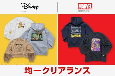 【ディズニー・マーベル 均一クリアラス】