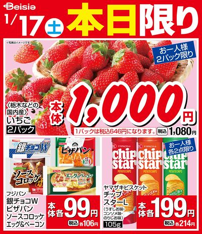 1/17限りのお買い得!