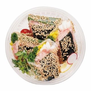 山芋とネギタクのもちもち生春巻き