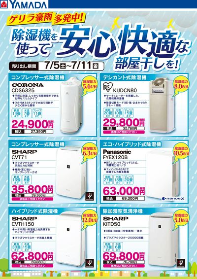 除湿機を使って安心快適な部屋干しを!