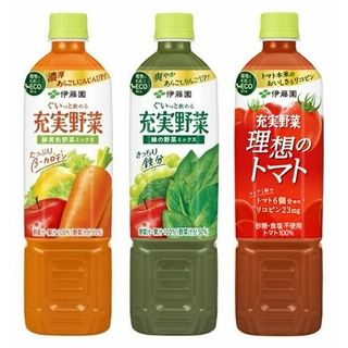 充実野菜 ・緑黄色野菜ミックス ・緑の野菜ミックス ・理想のトマト