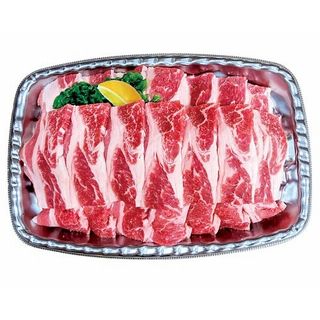 カナダ産またはアメリカ産牛肉うす切りカルビ焼用(トモバラ)