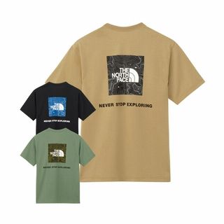 メンズ バックスクエアトラバースロゴティー
