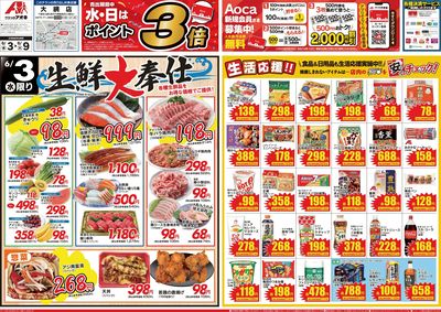 6月3日開始チラシ:表