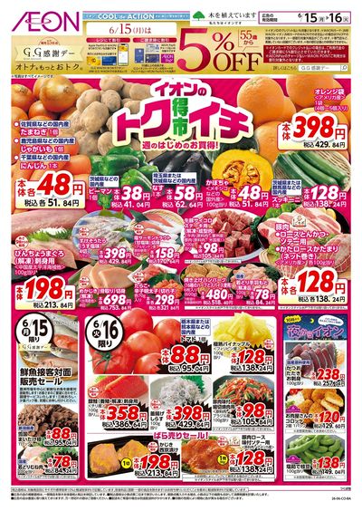 6/15号 イオンのトクイチ:表面