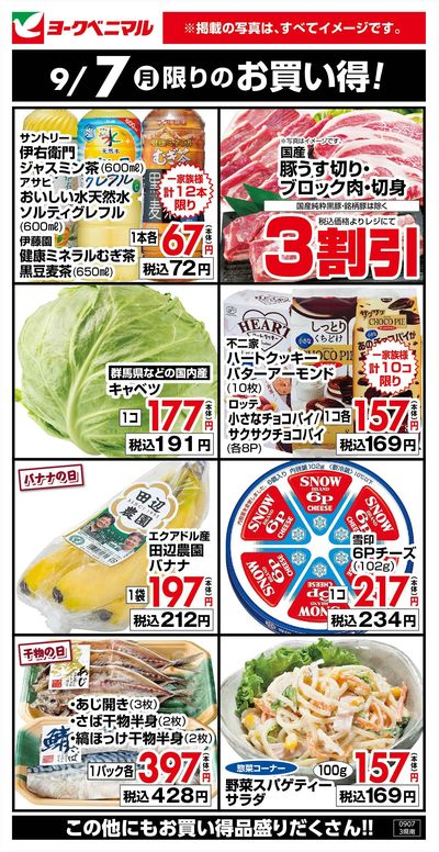 9/7限りのお買い得!