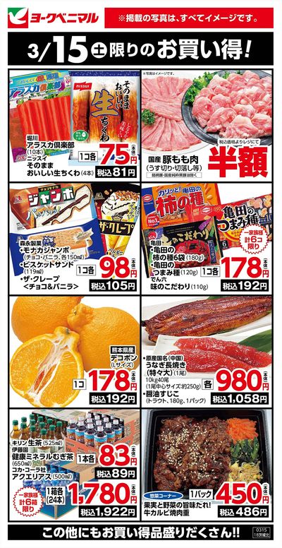 3/15限りのお買い得!