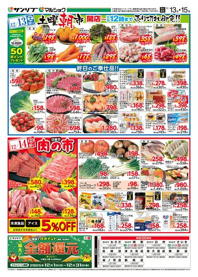 土曜朝市_肉の市_大分_表