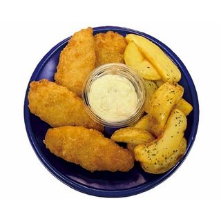フィッシュ&チップス!?(白身魚フライとポテトフライ)