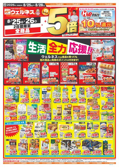 8/25~28 ウェルネスチラシ 表