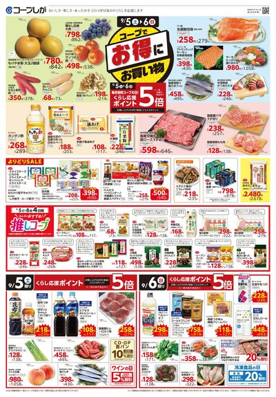 9月5日~9月8日チラシ表