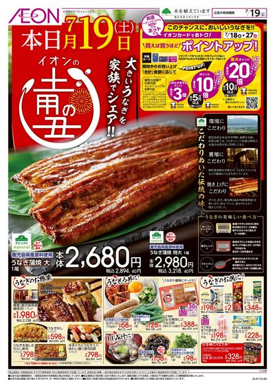 7/19号 イオンの土用の丑:表面
