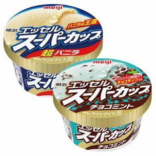 エッセルスーパーカップ(超バニラ/チョコミント)