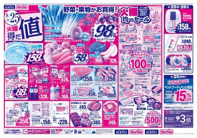 火曜得だ値+iAEON祭り:オモテ