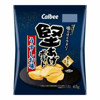 カルビー 堅あげポテト うすしお 65g