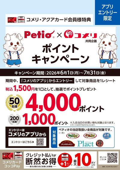 ペティオ ポイントキャンペーン
