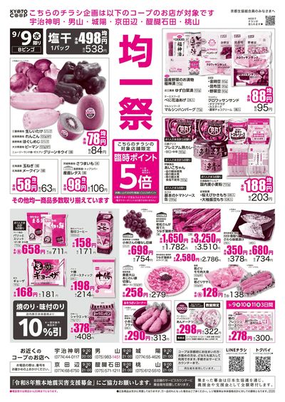 9月9日~9月11日チラシ表