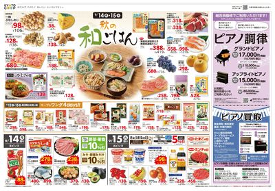 9月14日~9月15日チラシ裏