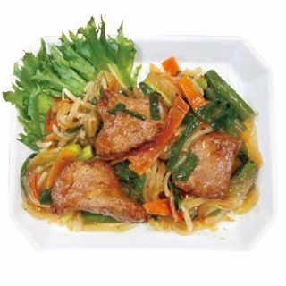 豚レバニラ炒め
