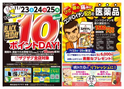 10ポイントDAY!ブラックフライデー(表)