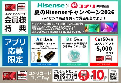 夏のHisenseキャンペーン2026