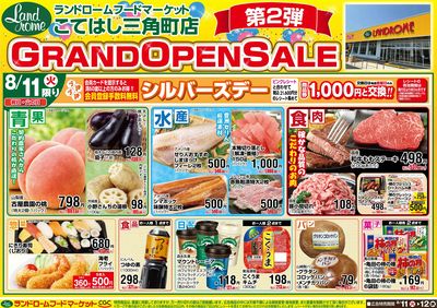 【こてはし三角町店】8/11号 表