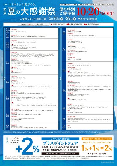 夏の特別ご優待会(渋谷)