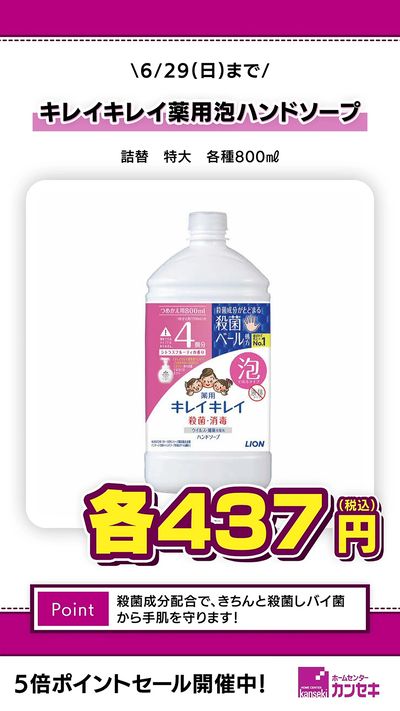 殺虫成分配合で、きちんと殺菌しバイ菌から手肌を守ります!