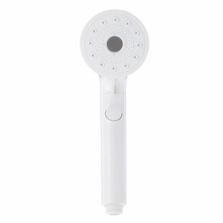 カインズ ナノバブルシャワーヘッド 手元ストップ 5段階水流調整 ホワイト