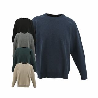 メンズ ウォッシャブルニットクルー