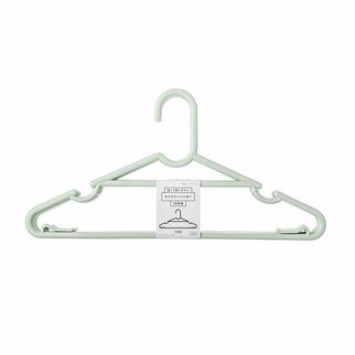 ランドリーハンガー グリーン 10本組