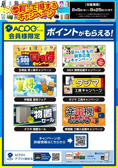 8月のキャンペーンをご紹介!